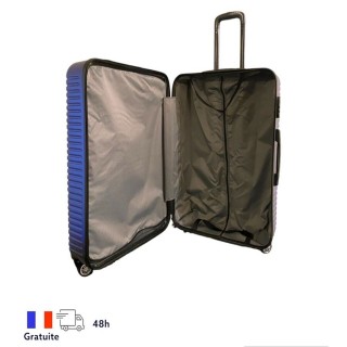 Grande Valise 75 cm Bleu